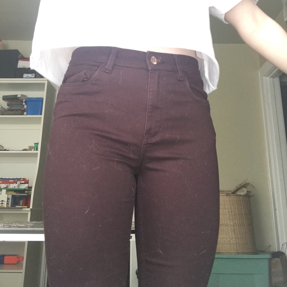 MUST GO: Burgundy pants